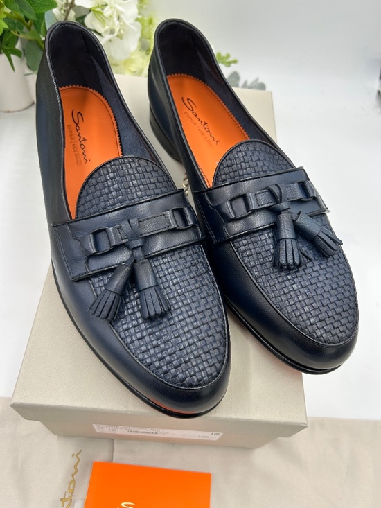 Santoni Andrea Loafers  Size 12 US    Made in Italy main image 8